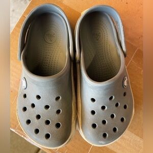 Used kids gray Crocs